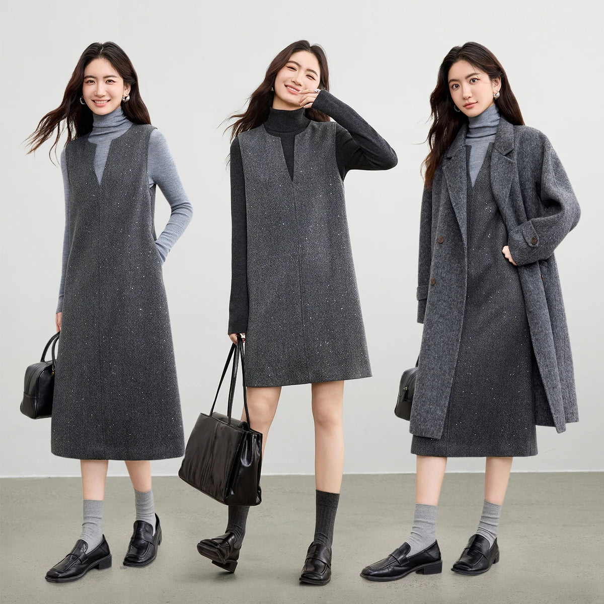 Notch-Neck Sleeveless Dress
