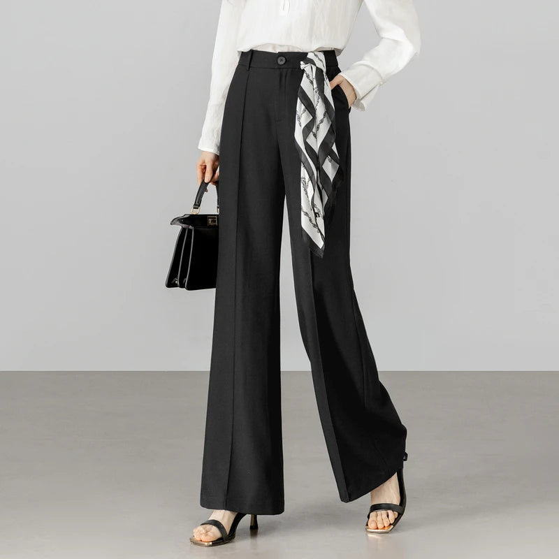 Seamed Flared Pants