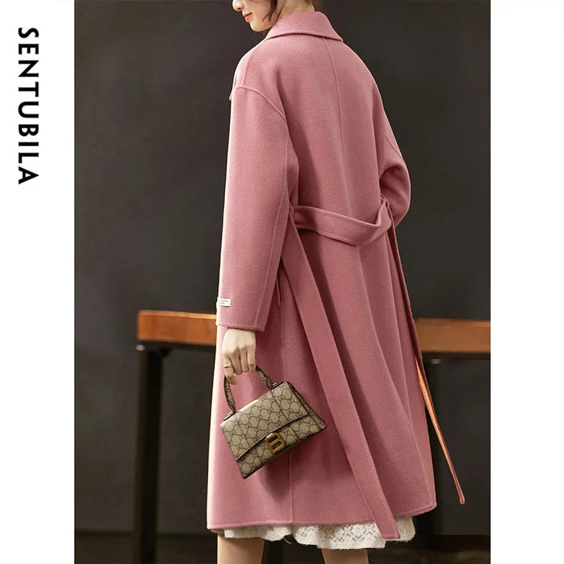 Notched-Lapel Longline Coat