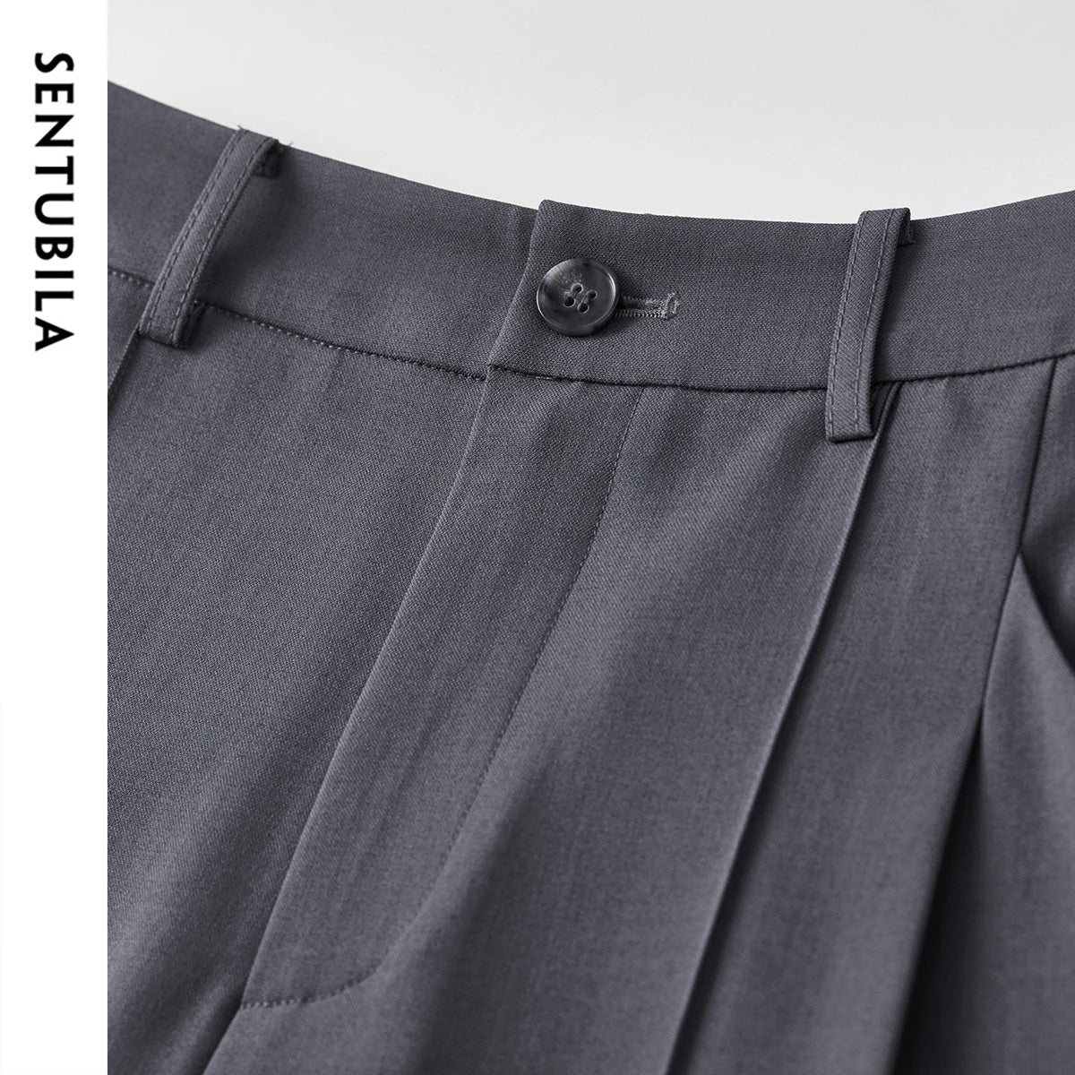 Pleated Tapered Pants