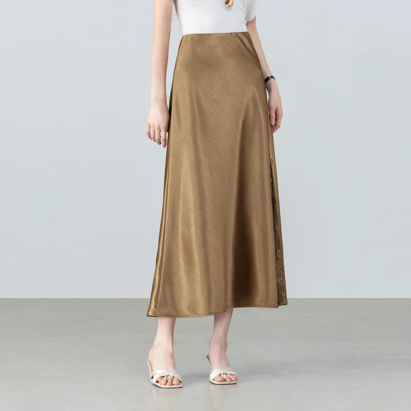 Flared Midi Skirt