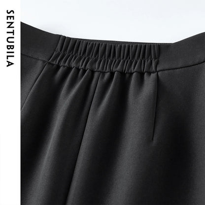 Straight Knee-Length Skirt