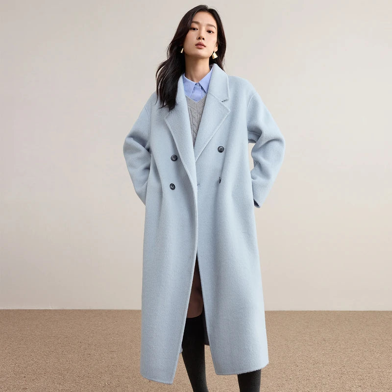 Double-Breasted Long Coat