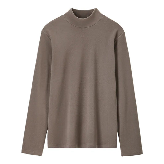 Mock-Neck Long-Sleeve Top