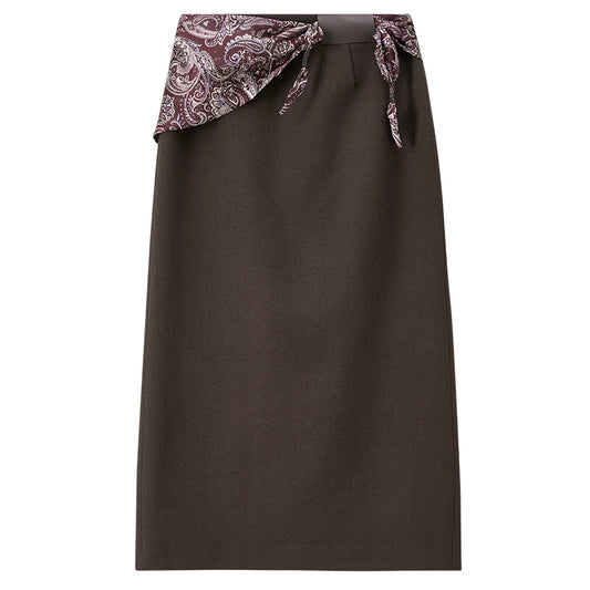 Straight Midi Skirt