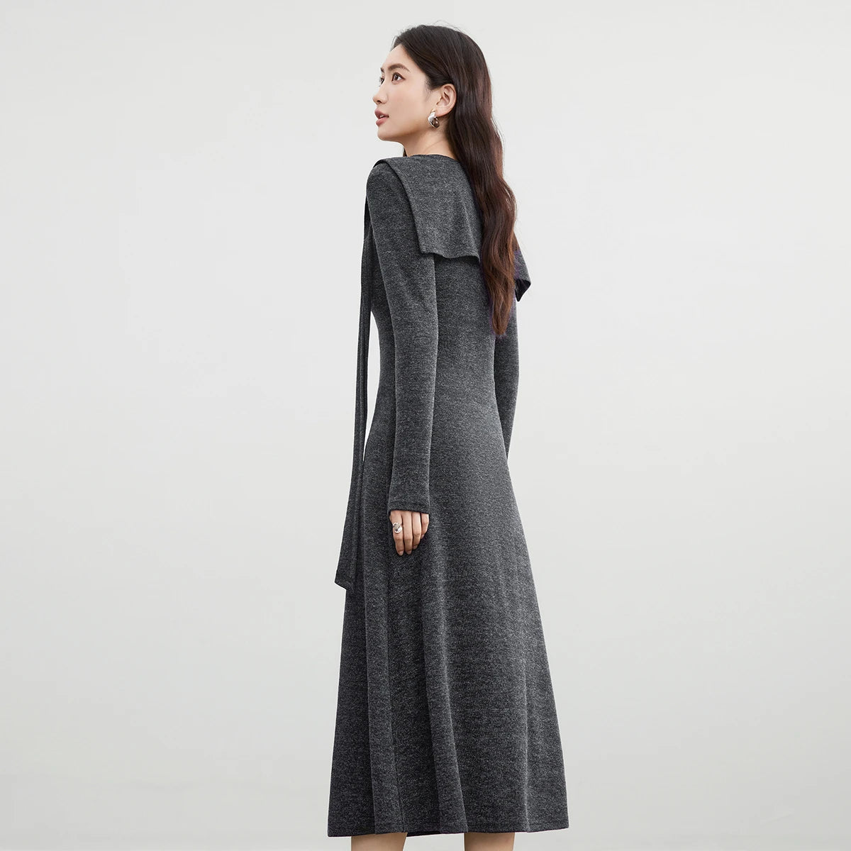 V-Neck A-Line Dress