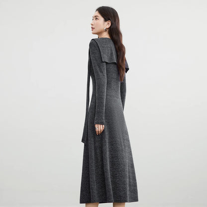 V-Neck A-Line Dress
