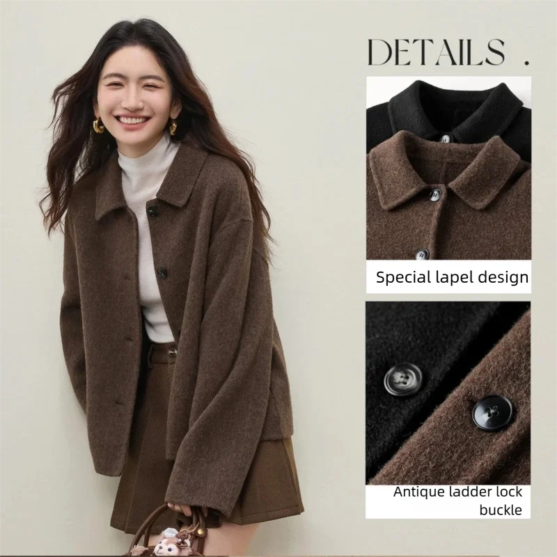 Collared Button-Front Jacket