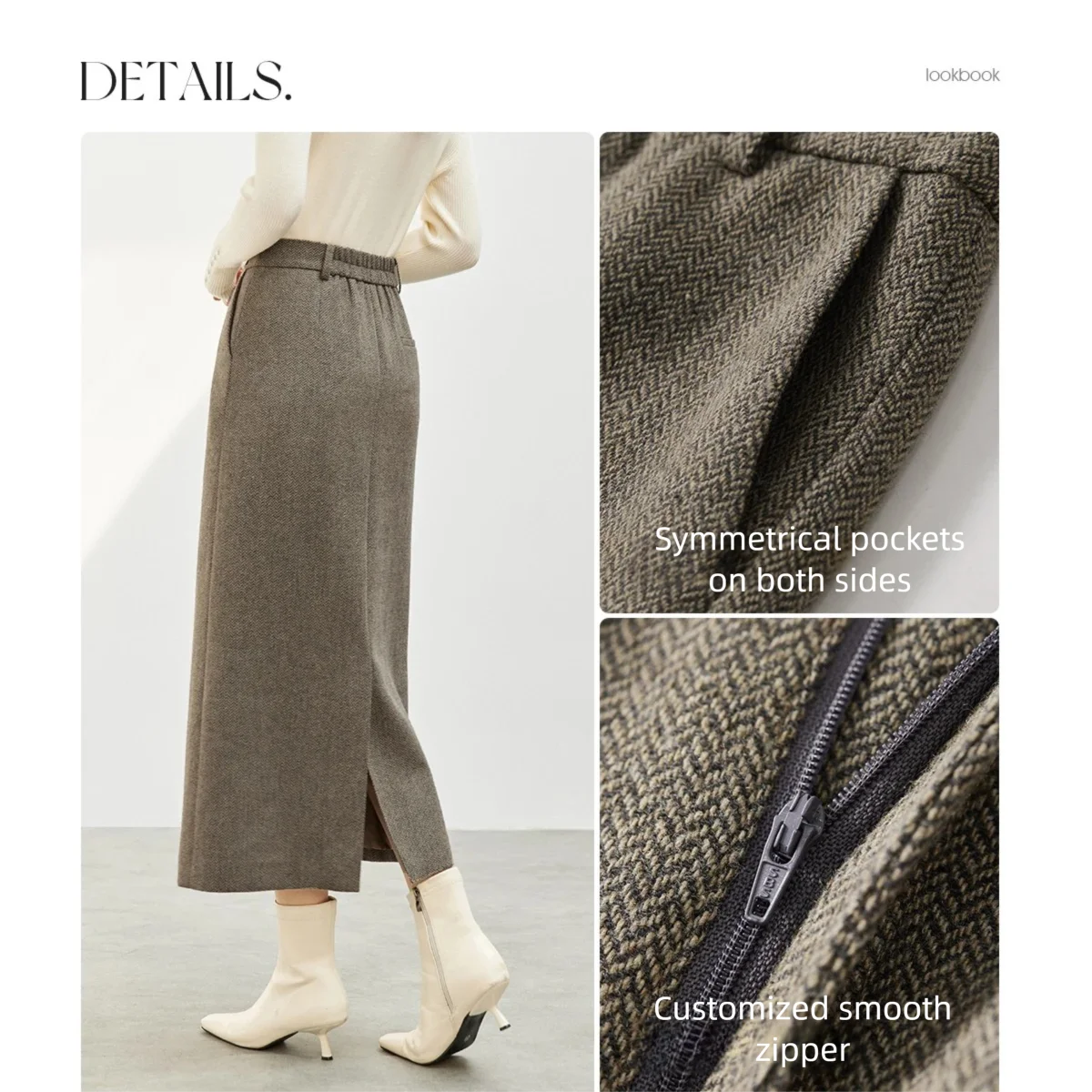 Straight Midi Skirt