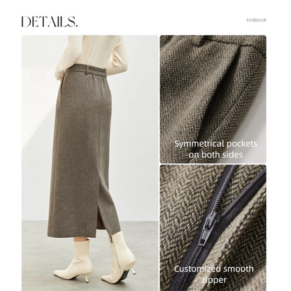 Straight Midi Skirt