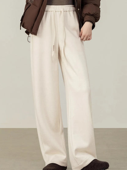 Drawstring Wide-Leg Pants