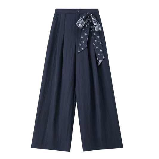 Pleated Wide-Leg Pants