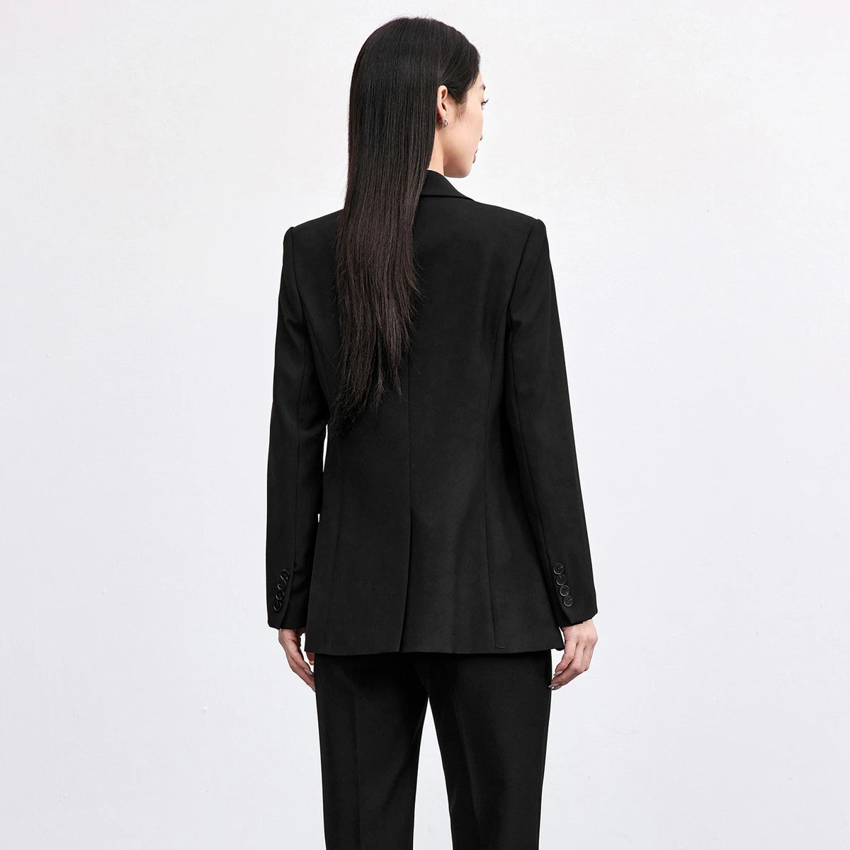 Double-Breasted Blazer and Pants Set