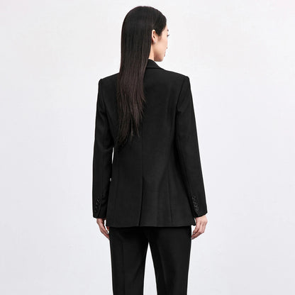 Double-Breasted Blazer and Pants Set