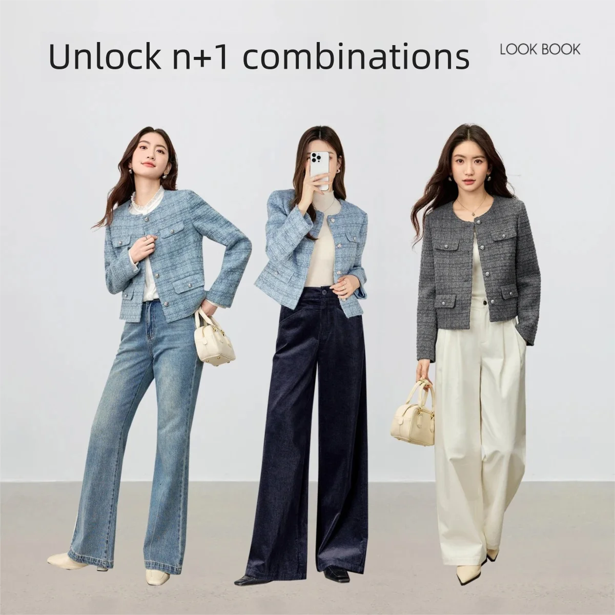 Checked Flap-Pocket Jacket