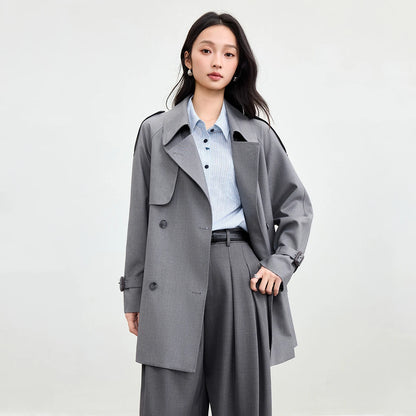 Double-Breasted Trench Coat