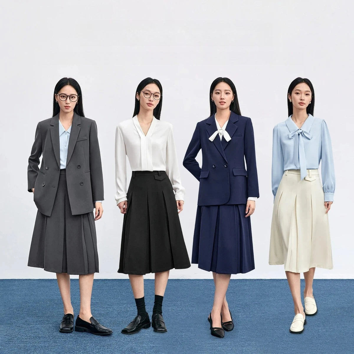 Box-Pleated Skirt