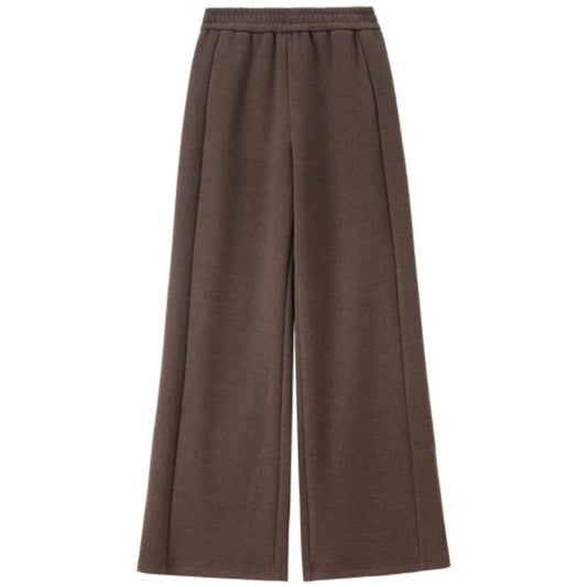 Elastic-Waist Wide-Leg Pants