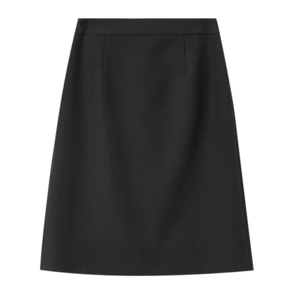 Straight Knee-Length Skirt