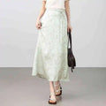 silvery whit skirt