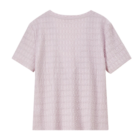 Layered-Look Textured Top