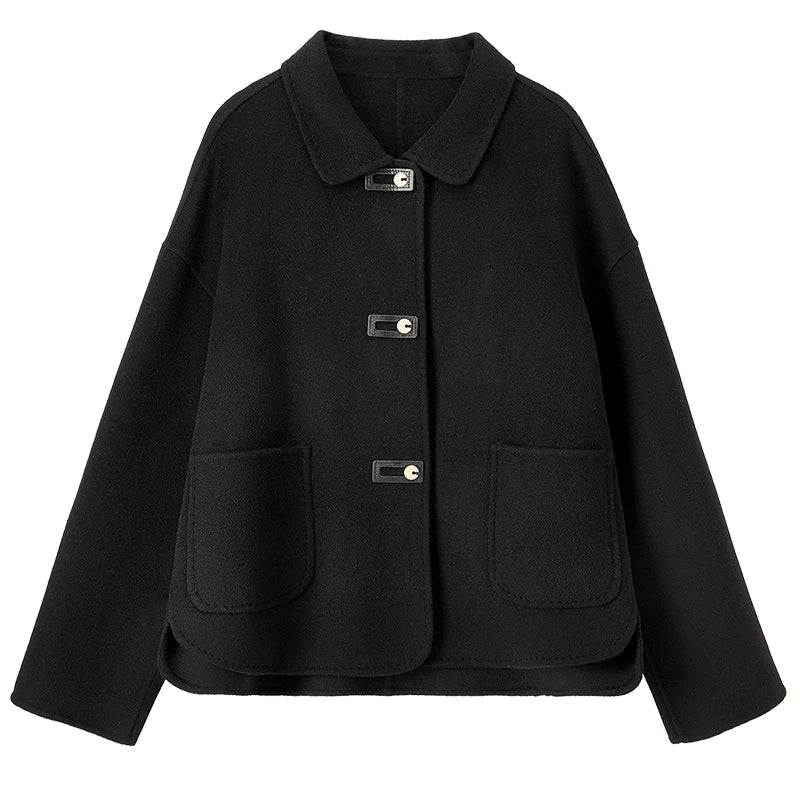 Drop-Shoulder Short Jacket