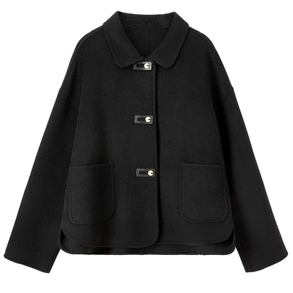 Drop-Shoulder Short Jacket