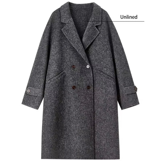 Double-Breasted Long Coat