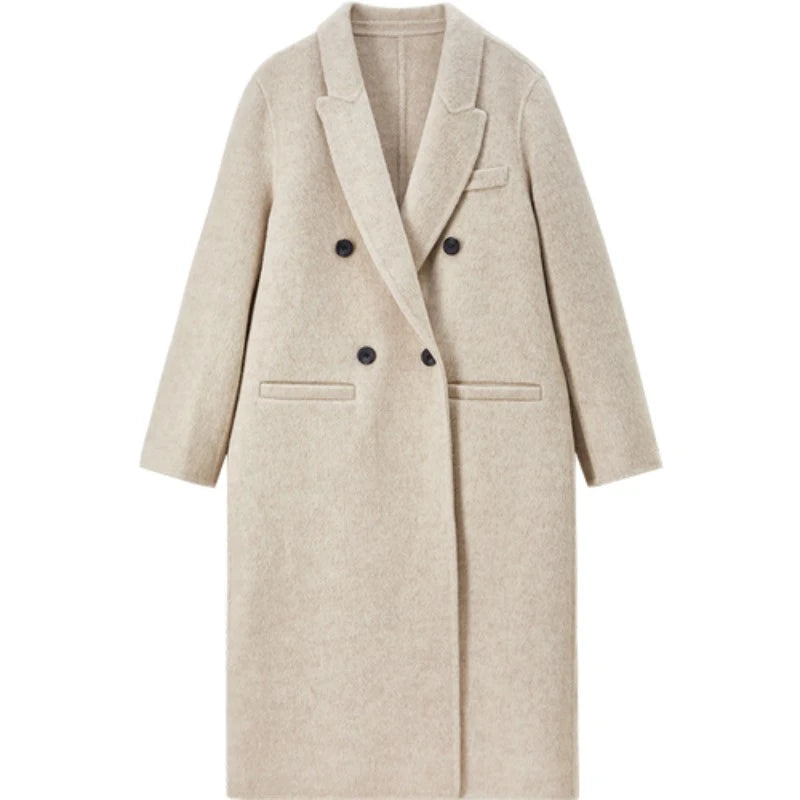 Double-Breasted Long Coat