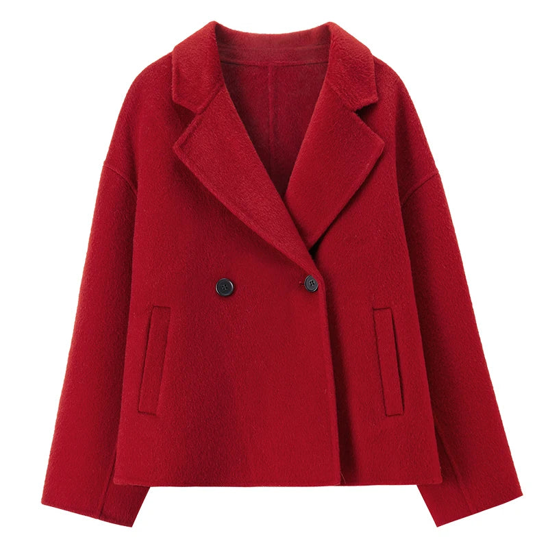 Double-Breasted Short Coat