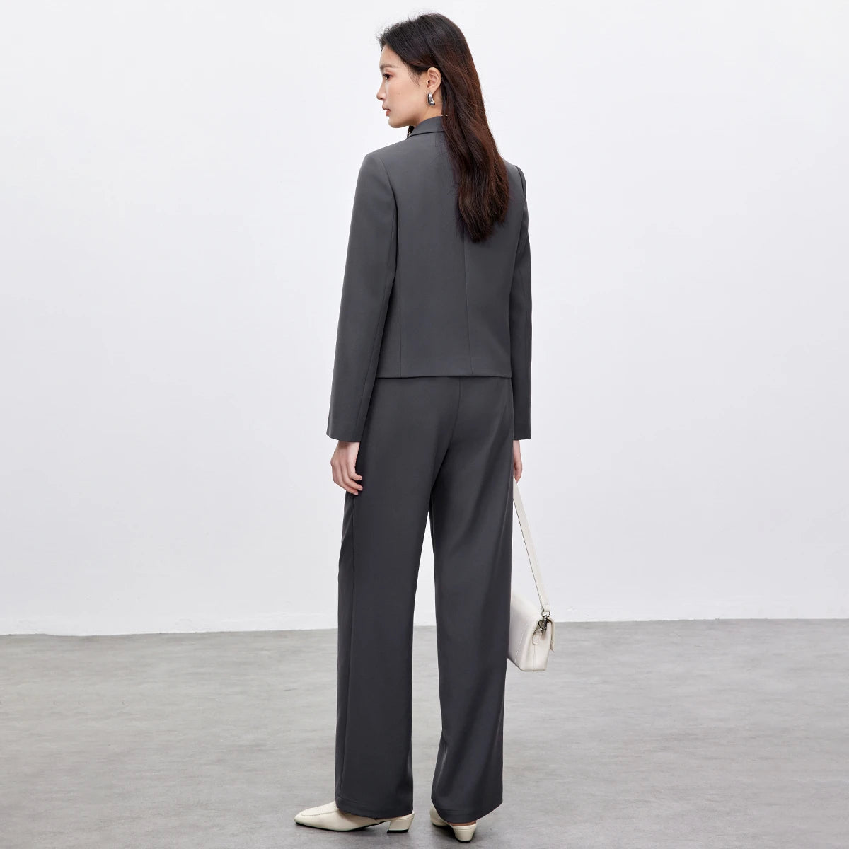 Double-Breasted Jacket and Pants Set
