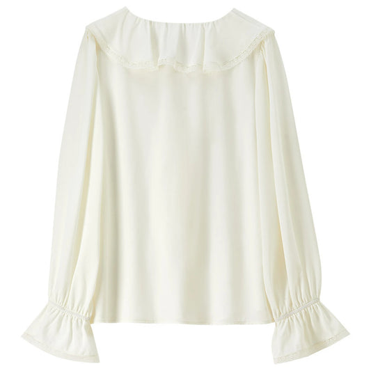 Ruffle-Cuff Blouse