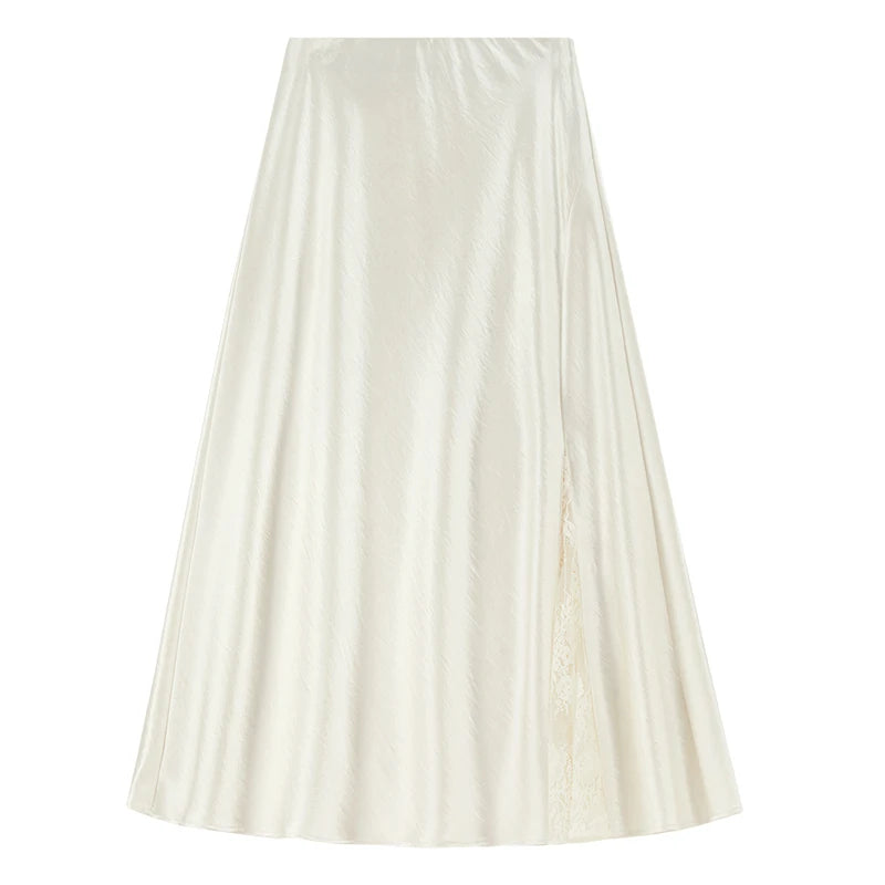 Flared Midi Skirt