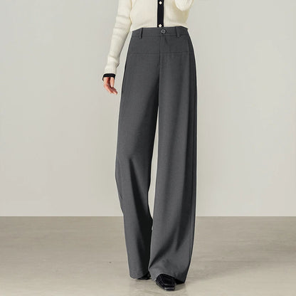 Pleated Wide-Leg Pants