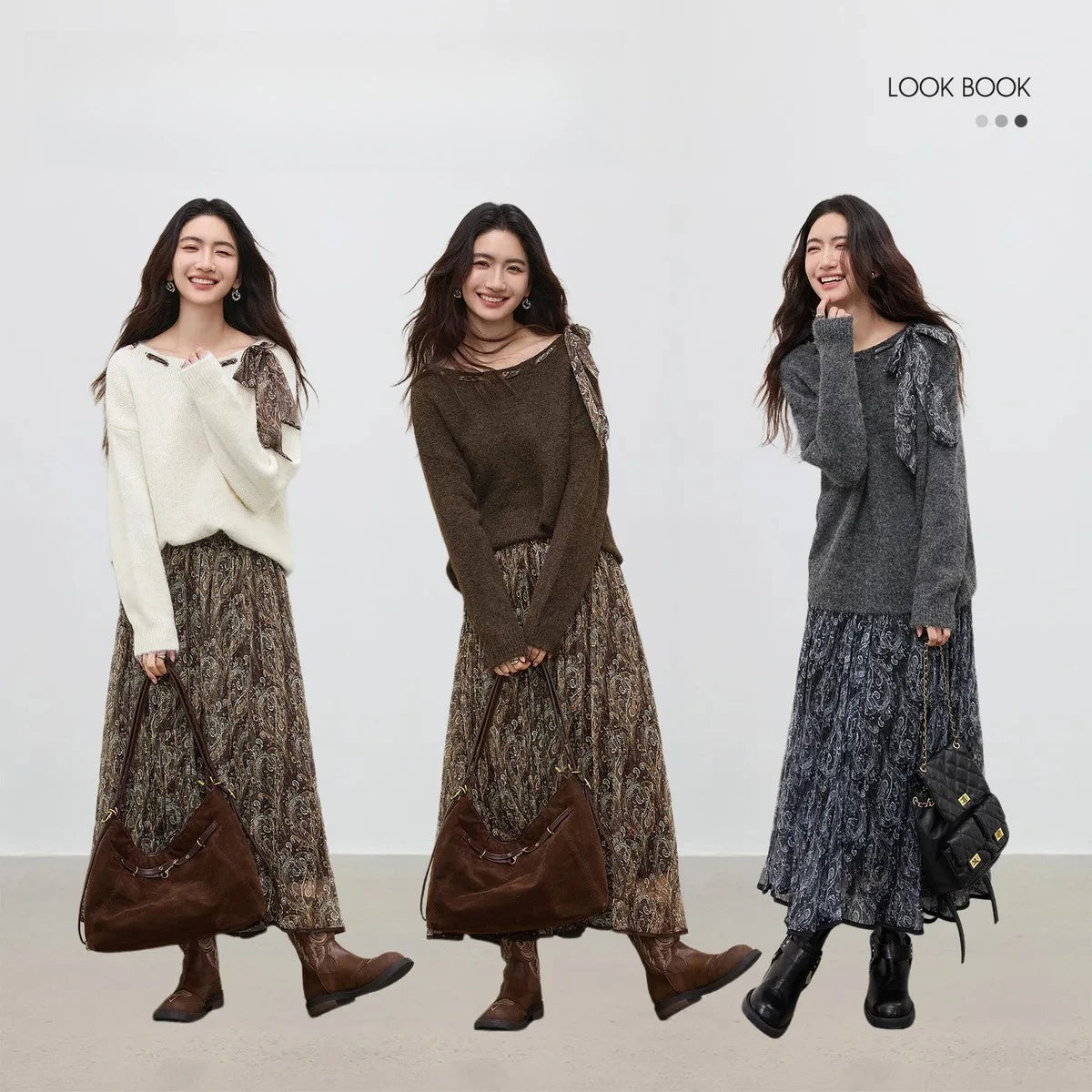 Boat-Neck Relaxed Sweater