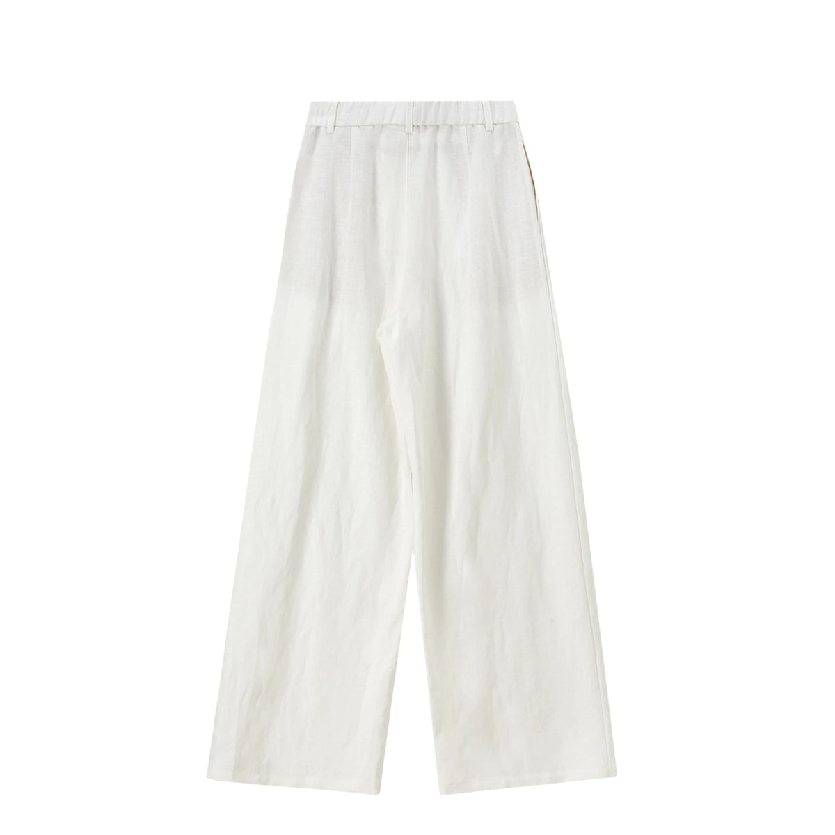 Elastic-Waist Wide-Leg Pants