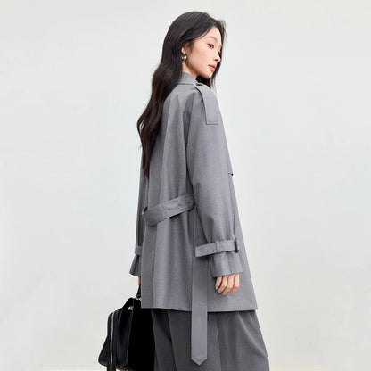 Double-Breasted Trench Coat