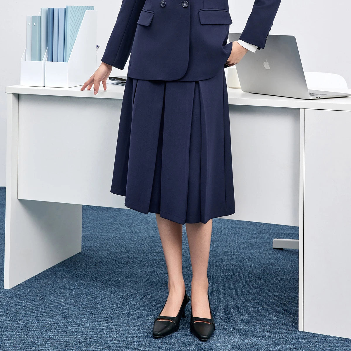 Box-Pleated Skirt