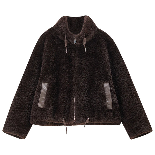 Plush Zip-Up Jacket
