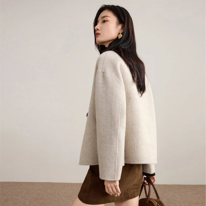 Double-Breasted Short Coat