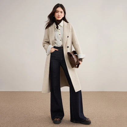 Double-Breasted Long Coat