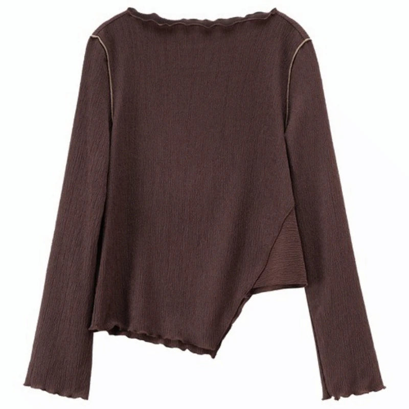 Asymmetric Lettuce-Edge Top