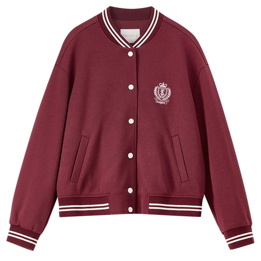 Embroidered Varsity Jacket