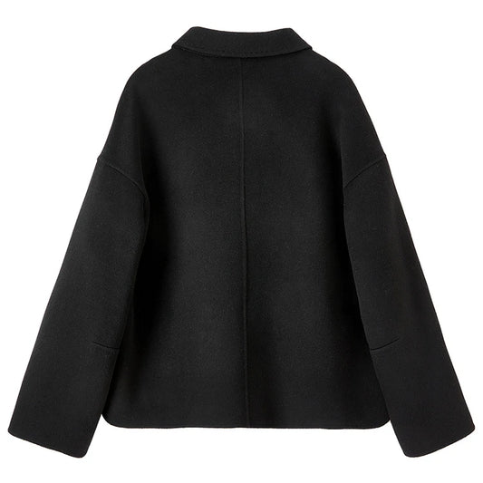 Drop-Shoulder Short Jacket