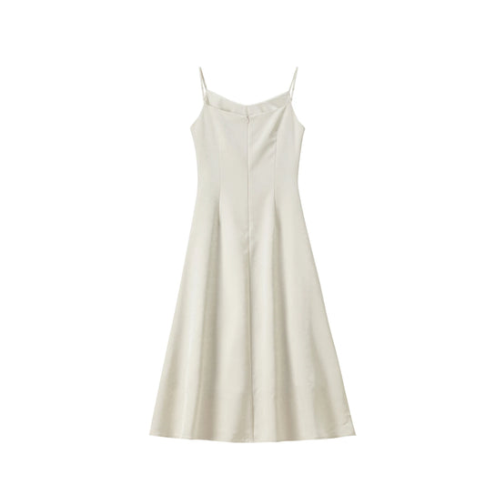 V-Neck A-Line Slip Dress