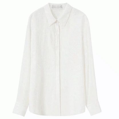 Drop-Shoulder Longline Shirt