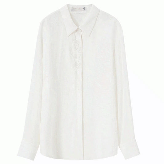 Drop-Shoulder Longline Shirt
