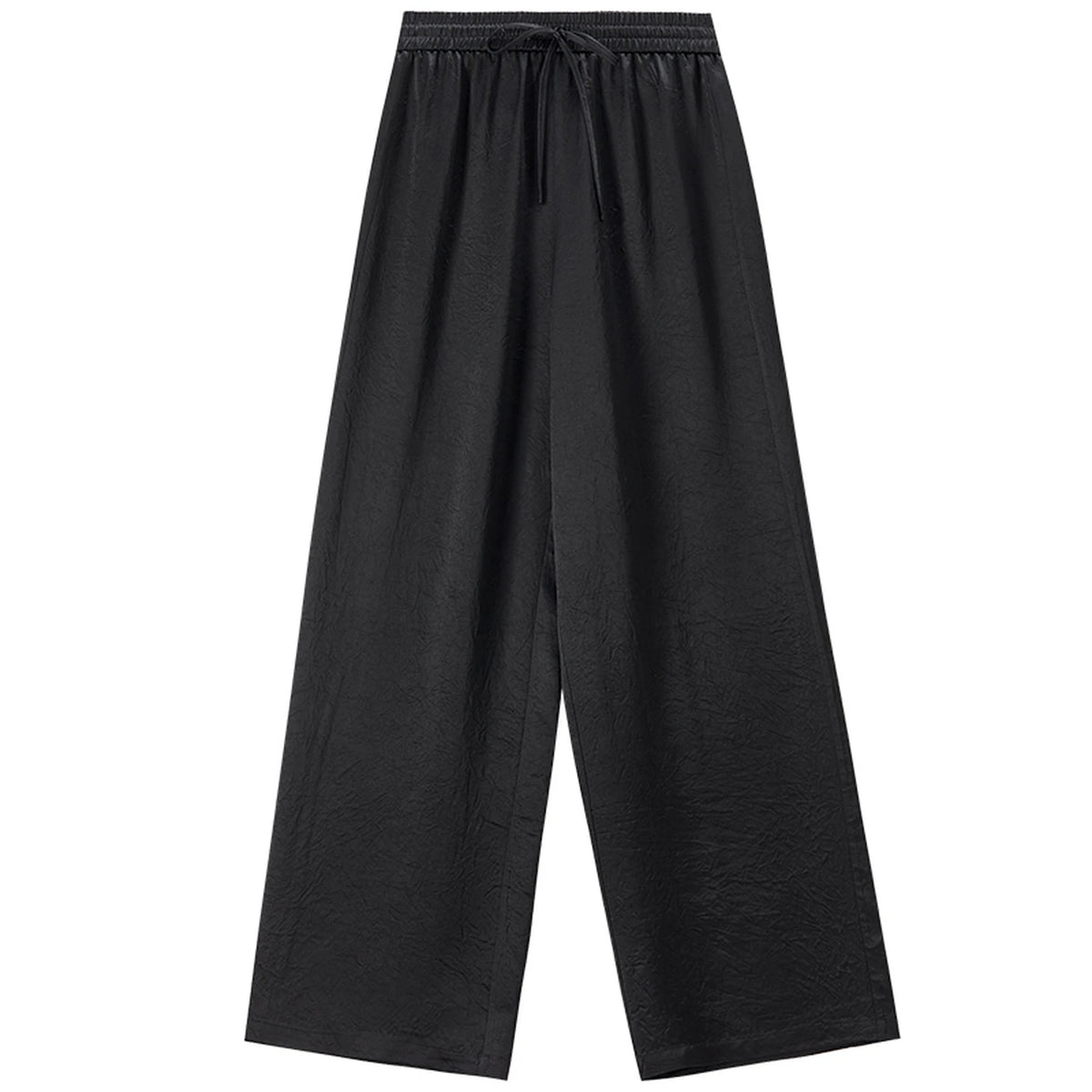 Drawstring Wide-Leg Pants