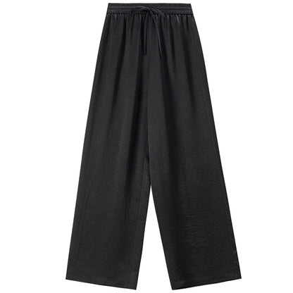 Drawstring Wide-Leg Pants