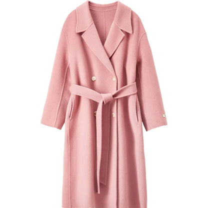 Notched-Lapel Longline Coat